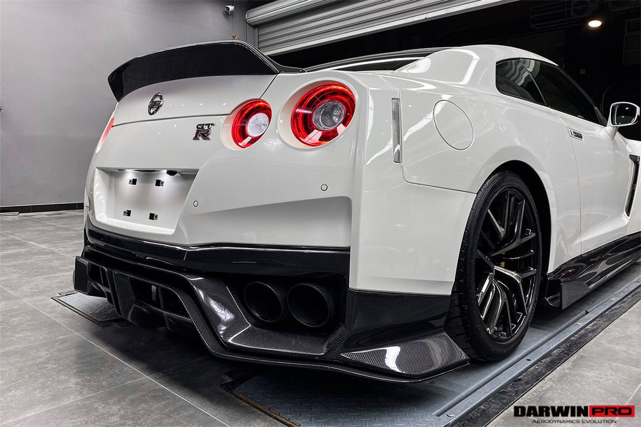 2017 - 2022 Nissan GTR R35 EBA BKSS Style Carbon Fiber Rear Diffuser